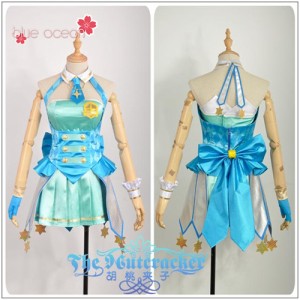 The Idolm@ster: Platinum Stars アイドルマスタープラチナスターズ  如月 千早 きさらぎ ちはや 風  コスプレ衣装  cosplay  cos