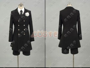 送料無料 黒執事シエル ファントムハイヴ坊ちゃん 黒いスーツ 葬 コスプレ衣装 COS  高品質 新品 Cosplay アニメ コスチューム