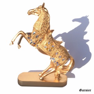 跳ね馬 ホース Horse 置物 オーナメント Ornament ゴールド Gold