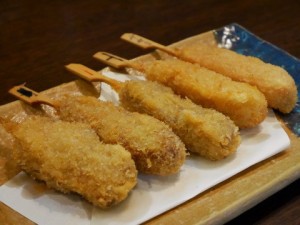 手造りの串揚げ　 豚キムチ5本