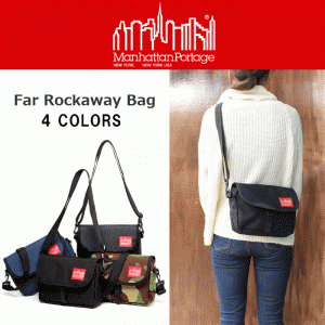 定番 マンハッタンポーテージ Manhattan Portage ファー ロッカウェイ バッグ FAR ROCKAWAY BAG 1410 ブラック ネイビー ダークネイビー 