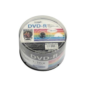 送料無料 DVD-R データ用 50枚組 16倍速 スピンドル HIDISC HDDR47JNP50/0033 ｘ１個