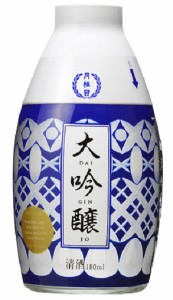 日本酒 大吟醸酒 おちょこ付大吟醸 180ml　瓶 1ケース単位30本入 月桂冠