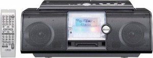 【中古】JVCケンウッド ビクター CD-MDポータブルシステム ブラック RC-L1MD MDラジカセ CD