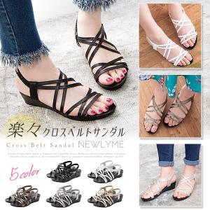 Randa クロス ベルト フラット サンダルの通販 Au Pay マーケット