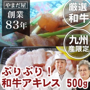 九州産 黒毛和牛(鹿児島/佐賀/宮崎)牛肉 国産牛 和牛 A5ランク A4 5等級 4等級 おでん 煮込み 和牛アキレス（牛すじ） 500g  