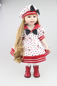 お人形 きせかえ人形 赤ちゃん 人形 リアルドール ドール リボーンドール　キッズ 柔らかいビニル 45cm  お人形遊び クリスマス