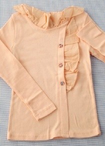 Louis Polka 長袖Tシャツ 100cm トップス 女の子 キッズ 子供服 中古 