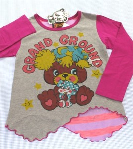 グラグラ GRAND GROUND 長袖Tシャツ 130cm 新品 トップス 女の子 キッズ 子供服 中古