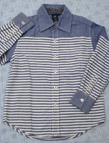 GAP ギャップ デニム  長袖シャツ 120cm トップス 男の子 キッズ 子供服 中古