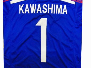 大人用 A044 15 日本代表 KAWASHIMA*1 川島 永嗣  青 ゲームシャツ パンツ付 /サッカー/チームオーダー/ユニフォーム /上下セット