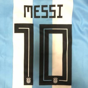 子供用 K032 18 アルゼンチン MESSI*10 メッシ 水色 ゲームシャツ パンツ付 /サッカー/キッズ/ジュニア/ユニフォーム/上下セット