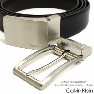 カルバンクライン ベルトセット 選べる8種 リバーシブル Calvin Klein メンズ ギフト 男性 プレゼント 本革 レザー ブラック