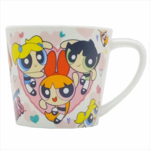 ◆パワーパフガールズ 陶器製MUG/ハート （アニメグッズ）プレゼント、贈り物、お土産,キャラクターグッツ通販、(428)