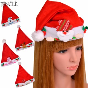 SALE 子供用 可愛いサンタ帽子 クリスマス 飾り付き 4種 キッズ 子供 こども パーティー イベント 子供会 CA293