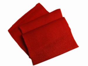 帯揚げ 帯上げ 金通し ふくれ織 正絹 赤色 丹後ちりめん 日本製 振袖 成人式 着物