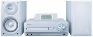 【中古】HDD コンポ SONY  CMT-E300HD W ホワイト HDD CD