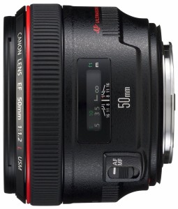 【中古】Canon 単焦点標準レンズ EF50mm F1.2L USM フルサイズ対応