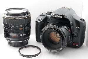 【中古】Canon デジタル一眼レフカメラ EOS Kiss X2 ダブルズームキット