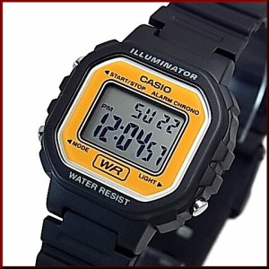 CASIO【カシオ/スタンダード】アラームクロノグラフ レディース腕時計 デジタルモデル ラバーベルト【海外モデル】LA-20WH-9A（送料無料