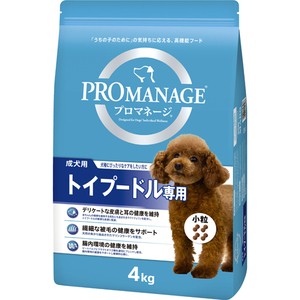 【マースジャパン】プロマネージ　成犬用　トイプードル専用　４ｋｇｘ３個（ケース販売）　ＫＰＭ７２