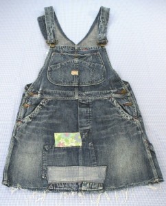 デニム＆ダンガリー DENIM&DUNGAREE ジャンパースカート デニム 150cm ボトムス 女の子 キッズ ジュニア 子供服 中古