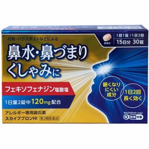 【第2類医薬品】スカイブブロンHI 30錠【セルフメディケーション税制対象】【※アレグラと同成分※】※メール便4個まで