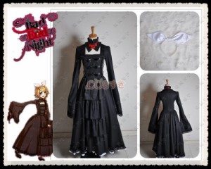 送料無料 VOCALOID初音ミク Bad∞End∞Night 巡 鏡音リン かがみね   コスプレ衣装 COS  高品質 新品 Cosplay アニメ コスチューム