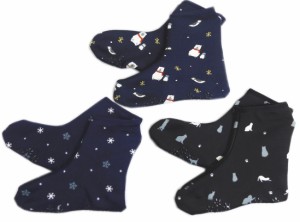 靴下 ルームソックス 冬用 暖か 女性用 3足セット 猫 ペンギン白熊 雪結晶 足裏滑り止め加工 レディース