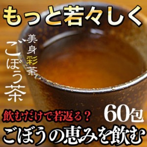 美身彩茶 ごぼう茶 60包 送料無料 国産 ごぼう ヘルシー ドリンク ダイエット茶 お茶 ごぼう茶 ヘルシーお茶 健康飲料 食物繊維 ビードッ