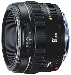 【中古　保証付 送料無料】Canon 単焦点レンズ EF50mm F1.4 USM