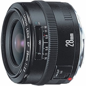 【中古　保証付 送料無料】Canon EF28mm F2.8　canon 単焦点レンズ/単焦点レンズ canon /一眼レフカメラ　初心者 /送料無料