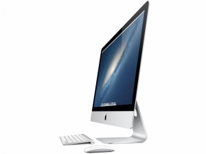 【中古　保証付 送料無料】APPLE iMac 27"/3.2GHz Quad Core i5/8GB/1TB MD096J/A