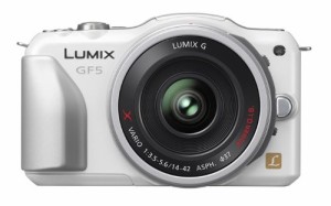 【中古】Panasonic ミラーレス一眼 デジタルカメラ LUMIX DMC-GF5X