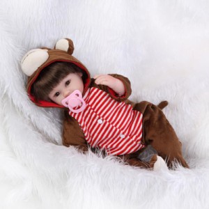 お人形 きせかえ人形 赤ちゃん  人形 リアルドール ドール リボーンドール　キッズ 柔らかいビニル、布 42cm お人形遊び クリスマス