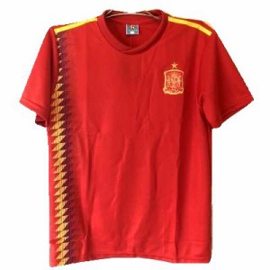 子供用 K014 19 スペイン MORATA*9 モラタ 赤 ゲームシャツ パンツ付 /サッカー/キッズ/ジュニア/ユニフォーム/上下セット