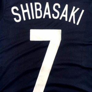 大人用 A044 17 日本代表 SHIBASAKI*7 柴崎 岳 青 ゲームシャツ パンツ付 /サッカー/チームオーダー/ユニフォーム /上下セット