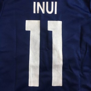 大人用 A044 17 日本代表 INUI*11 乾 貴士 青 ゲームシャツ パンツ付 /サッカー/チームオーダー/ユニフォーム /上下セット