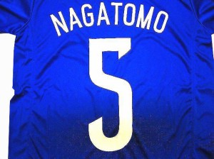 子供用 K042 14 日本代表 NAGATOMO*5 長友 佑都 青 ゲームシャツ パンツ付 /サッカー/キッズ/ジュニア/ユニフォーム/上下セット