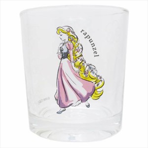 ◆塔の上のラプンツェル フロストグラスカップ  (ディズニー）カップ おしゃれ コップ グラス 食器(D66)