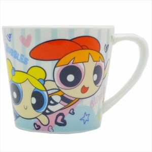 ◆パワーパフガールズ 陶器製MUG/ストライプ （アニメグッズ）プレゼント、贈り物、お土産,キャラクターグッツ通販、(427)