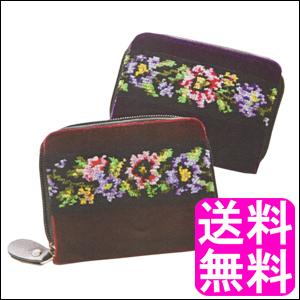 【送料無料】仕分け上手なシェニール織り財布 ■ ライフエイド 仕分け財布 コンパクト ICカード ジャバラタイプ