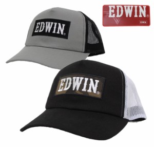 EDWIN エドウイン 迷彩ワッペンツイルメッシュキャップ 帽子 メンズ レディース  exas