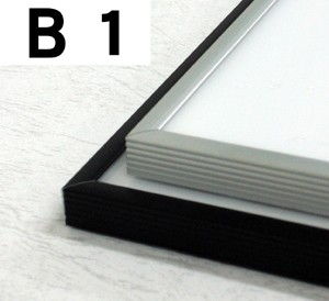 ポスターフレーム　ブラック(B1:73×103cm)