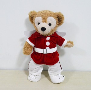 ダッフィーコスチューム コンサートツアー舞台風レッド服ぬいぐるみ グッズ duffy ダッフィー シェリーメイShellie May 衣装 Sサイズ 