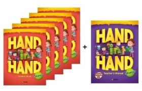 小学生向け総合英語コースブック Hand in Hand Starter Student Book 5冊セット + Free Teacher’s Manual