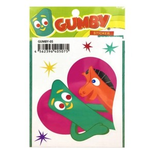 ガンビーGUMBY Sticker (GUMBY-05) ステッカー シール デカール バイク アメリカン雑貨 アメリカ雑貨