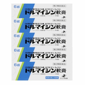 【第2類医薬品】ドルマイシン軟膏6g【5個セット】【メール便】(49252071-5)