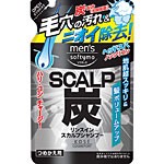 メンズ ソフティモ リンスインスカルプシャンプー 炭　詰め替え 400ml コーセー ノンシリコン