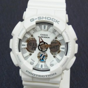 ｶｼｵ ﾒﾝｽﾞｳｫｯﾁ 腕時計 G-SHOCK GA-120A-7AJF 白 【中古】(53943)